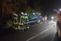 Container LKW umgestuerzt Koeln Brueck Bruecker- Dellbruecker Mauspfad P381